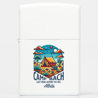 camping bachelorette party last trail zippo lighter