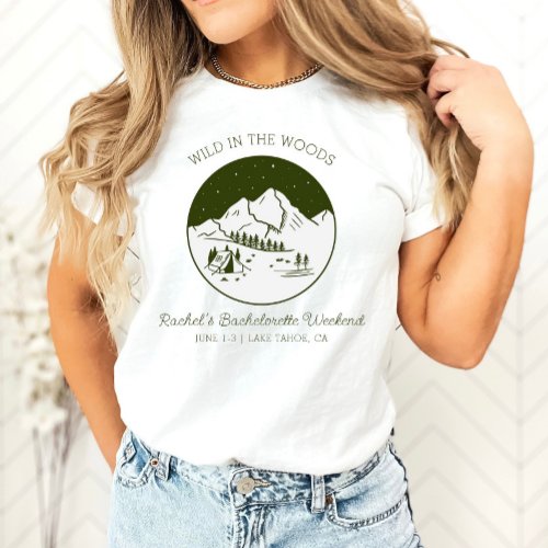 Camping Bachelorette Personalized T_Shirt