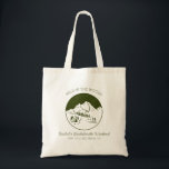 Camping Bachelorette Personalized Tote Bag<br><div class="desc">This is a fully editable "wild in the woods" bachelorette party tote bag. Edit ALL wording, fonts, and all colors. To access all design tools, please select "edit using design tool". If you have any questions for me please reach out to me any time via Zazzle messaging - I am...</div>