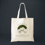 Camping Bachelorette Personalized Tote Bag<br><div class="desc">This is a fully editable "wild in the woods" bachelorette party tote bag. Edit ALL wording, fonts, and all colors. To access all design tools, please select "edit using design tool". If you have any questions for me please reach out to me any time via Zazzle messaging - I am...</div>
