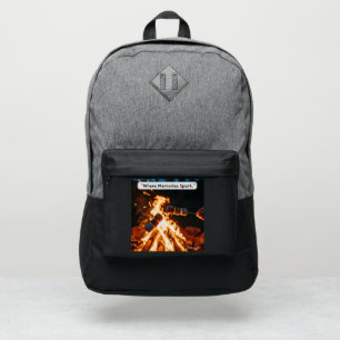 Camping Backpack – Night Campfire Marshmallow