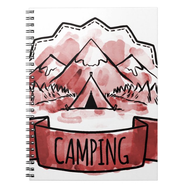 Camping Badge Notebook (Front)