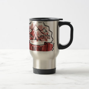 Camping Badge Travel Mug