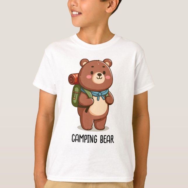 Camping Bear T-Shirt (Front)