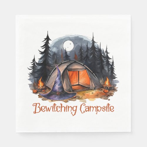 Camping Bewitching Campsite  Napkins