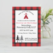 Camping Birthday Invite- Special Bday Invitation (Standing Front)