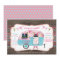 Camping Birthday Party Invitation - Girl Glamping