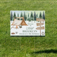 Camping Bonfire Campfire S'mores Birthday Outdoor