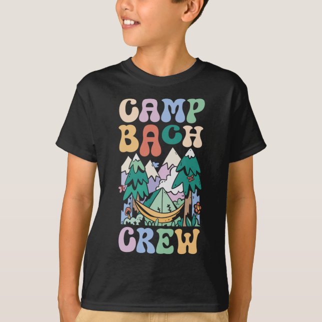 Camping Bridal Party Camp Bachelorette Camp Bach C T-Shirt (Front)