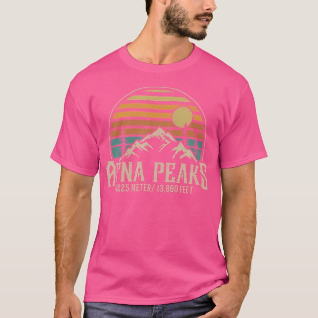 Camping British Colombia Hiking Outdoor Mountain A T-Shirt (Front)
