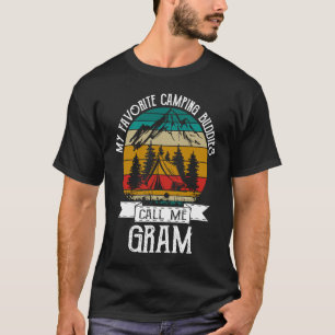 Camping Buddies Call Me Camping Gram Camper T-Shirt