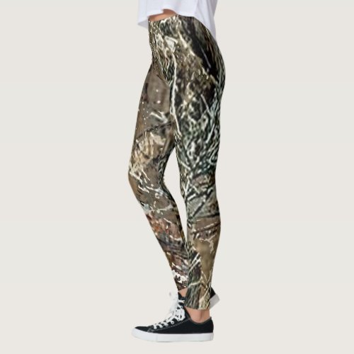 camping camo camoflage hunting blind pattern leggings