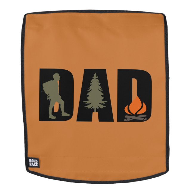 Camping camper and hiking hiker dad backpack (Removable Face)