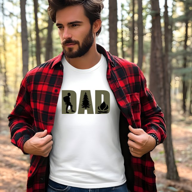 Camping camper and hiking hiker dad T-Shirt (Creator Uploaded)