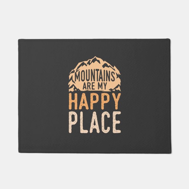 Camping - Camper Mountains Gifts Doormat (Front)