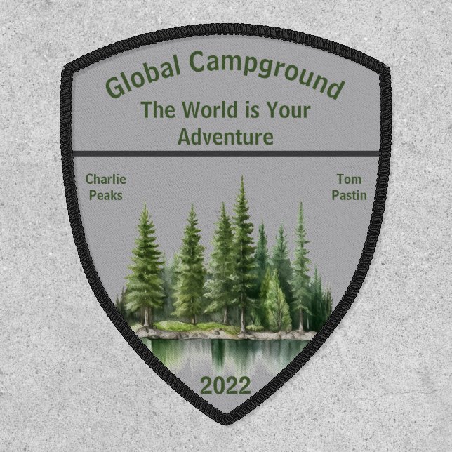 Camping, Campers Badge (Front)