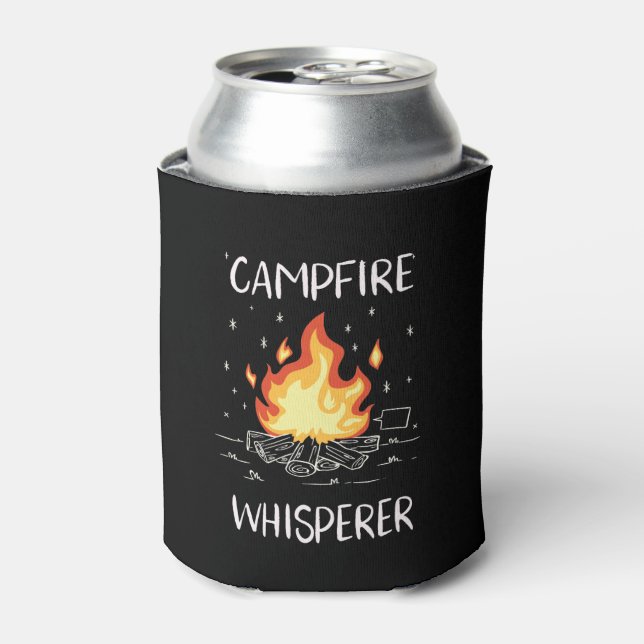 Camping Campfire Can Cooler (Can Front)