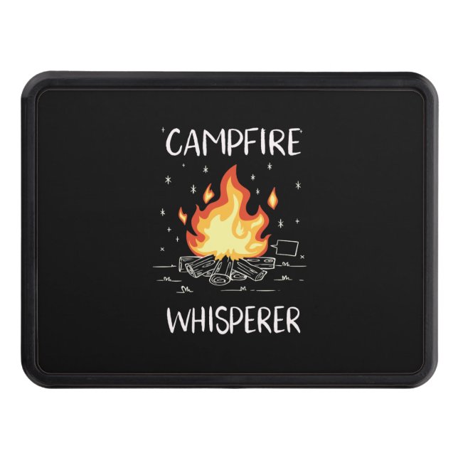 Camping Campfire Hitch Cover (Front)