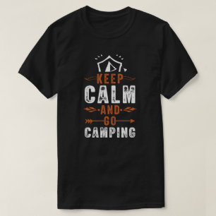 camping campfire mountains wanderlust, hiking T-Shirt