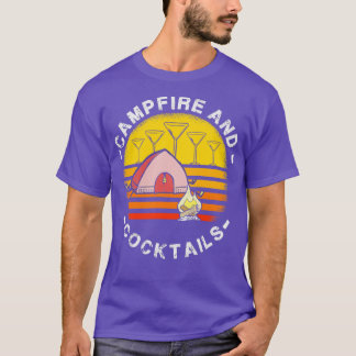 Camping Campfires and Cocktails T-Shirt