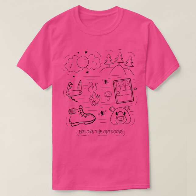 Camping Camping Accessories T-Shirt (Design Front)