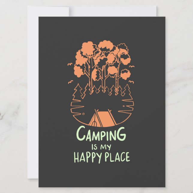 Camping - Camping Is My Happy Place (Front)
