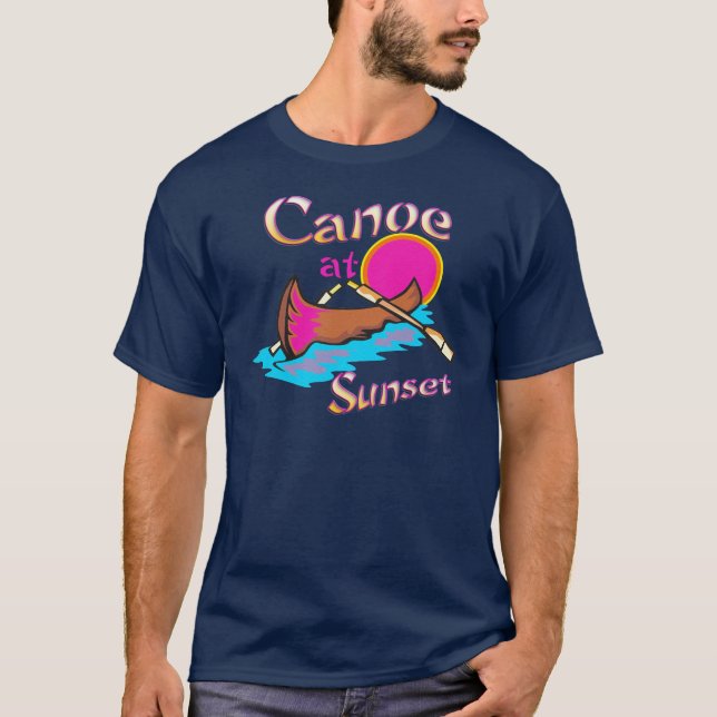 Camping Canoe T-Shirt (Front)