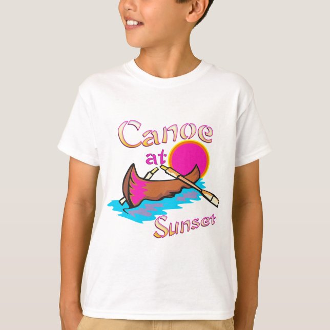 Camping Canoe T-Shirt (Front)