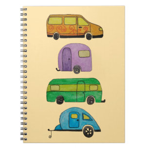 Camping caravans notebook