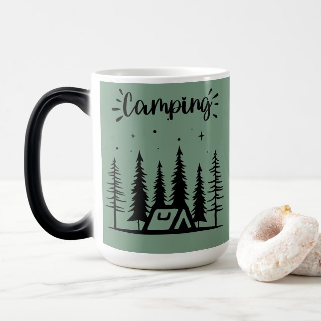 Camping Color Morph Mug (With Donut)