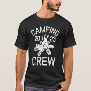 Camping Crew 2023 Camper Road Trip Family Matching T-Shirt