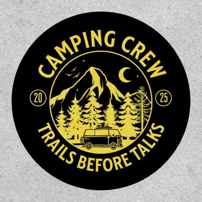 Camping Crew 2025 Camper Patch (Front)