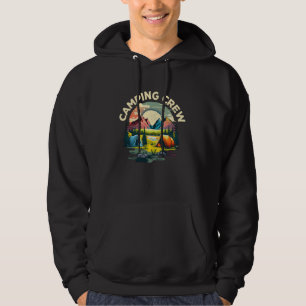 Camping Crew Family Camp Vacation Mountain Hiking Hoodie