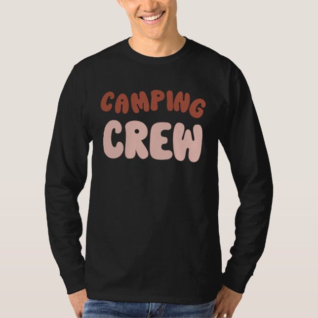 Camping Crew Family Camping Trip Matching Group Ca T-Shirt (Front)