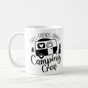 Camping Crew Fries Friends Drinks Coffee Mug