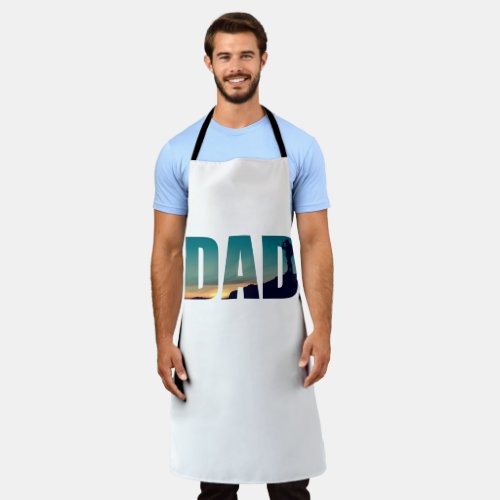 camping dad apron