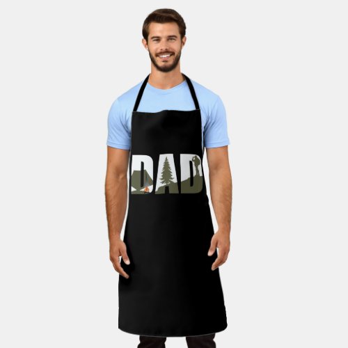 camping dad apron