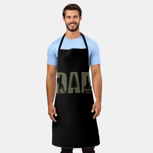 camping dad apron