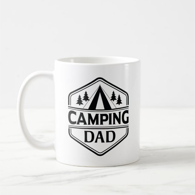 Camping Dad Coffee Mug (Left)