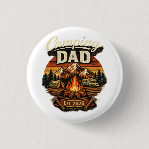 Camping Dad Est. 2026 Personalized button