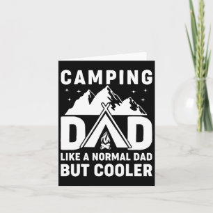 Camping Dad Funny Camper Fathers Day Adventure Dad Card