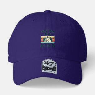 Camping Dad Vintage Retro Outdoor Vector Shirt Des 47 Brand Hat