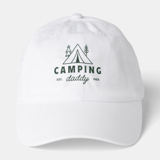 Camping daddy dad camper father forest lover hat