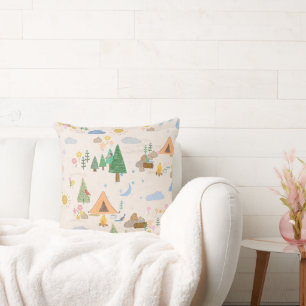 Camping day pillow 