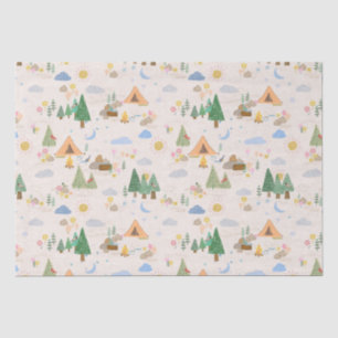 camping day tissue paper