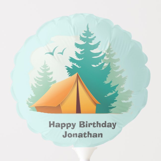 Camping Design Balloon