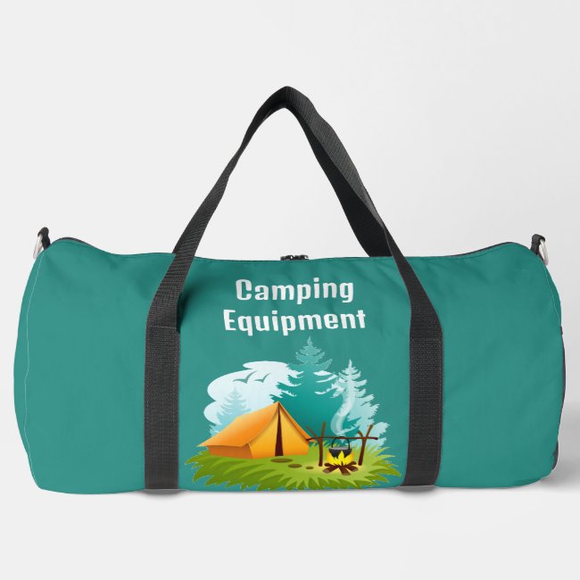Camping Design Duffel Bag