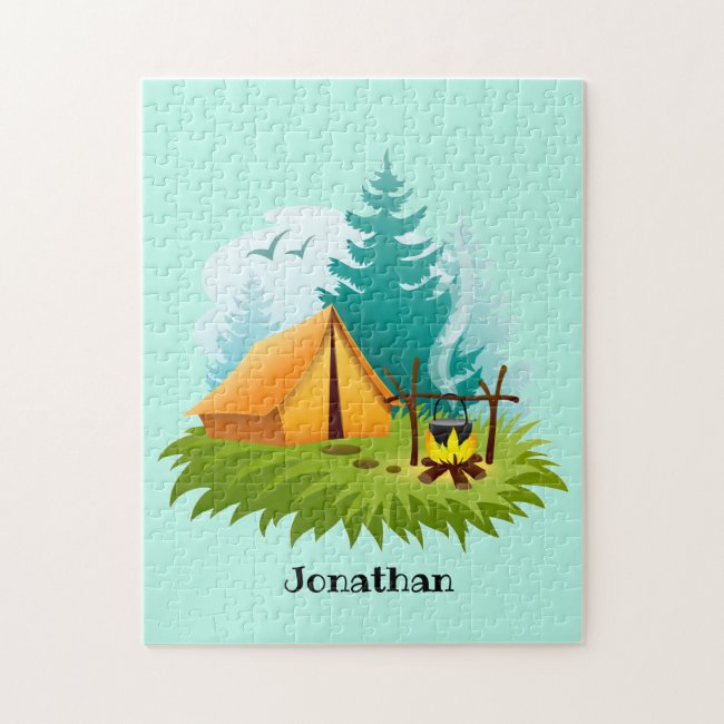 Camping Design Jigsaw Puzzle