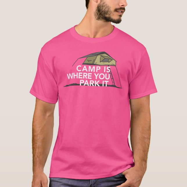 Camping Dispersed 4 Wheel-Drive T-Shirt (Front)