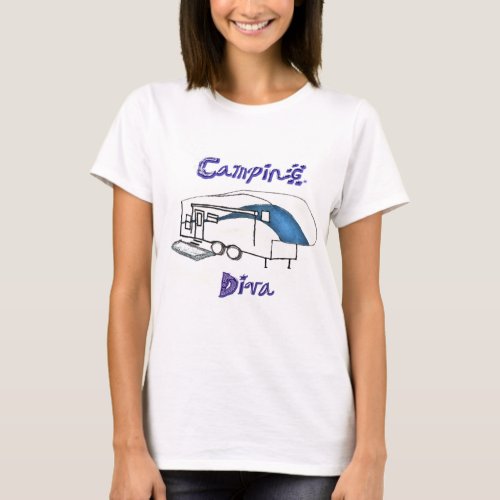 Camping Diva T_Shirt